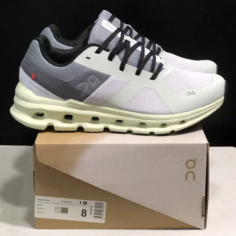 Women's Cloudrunner Frost White Aloe Green