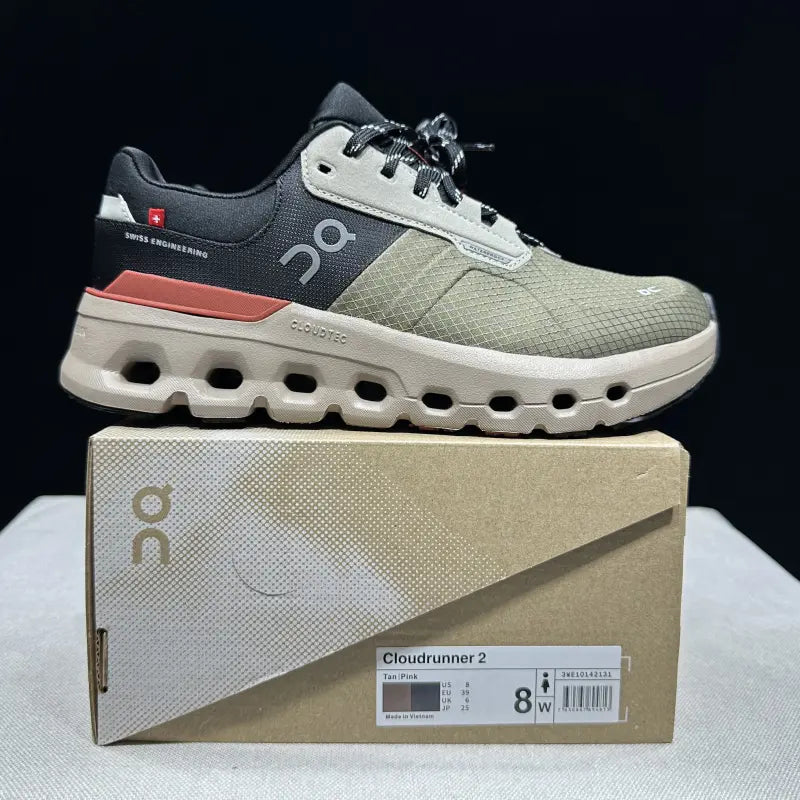 Women's Cloudrunner 2 Waterproof Brown Green