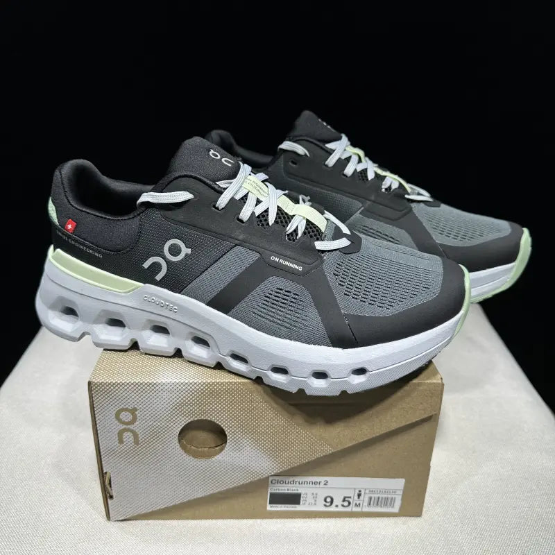 Men's Cloudrunner 2 Dark Gray Lima Bean Green
