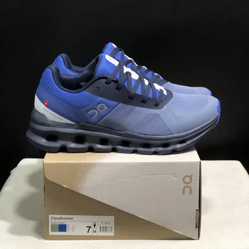 Men's Cloudrunner Shale Grey Cobalt Blue