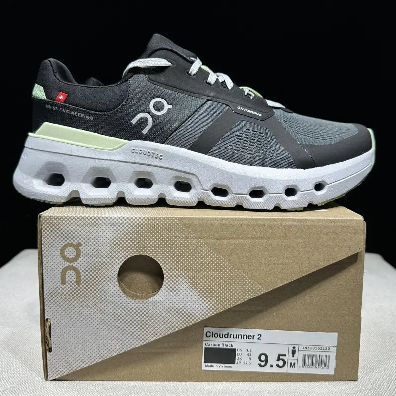 Men's Cloudrunner 2 Dark Gray Lima Bean Green